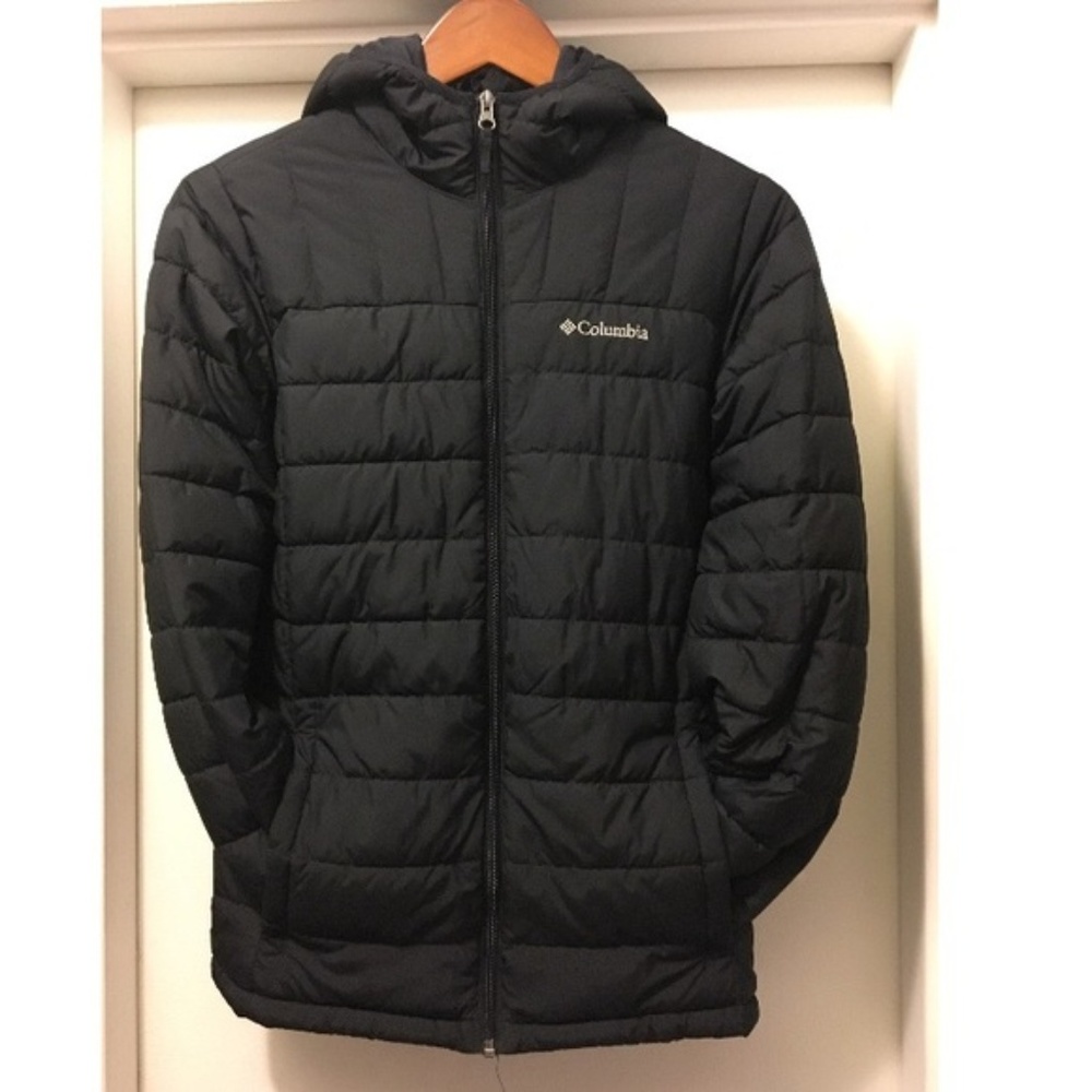 Child's size Large Columbia Black Puffy Coat